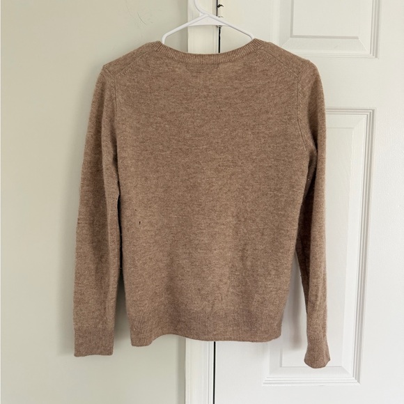 Quince Mongolian Cashmere Crewneck Sweater Oatmeal Small FLAWS - Picture 8 of 12